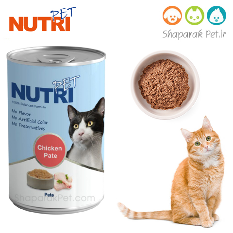 کنسرو گربه نوتری پته مرغ 425 گرمی