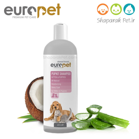 شامپو بچه گربه و توله سگ یوروپت