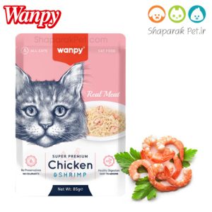 پوچ گربه ونپی ویتامینه و پروتئینه 4 طعم